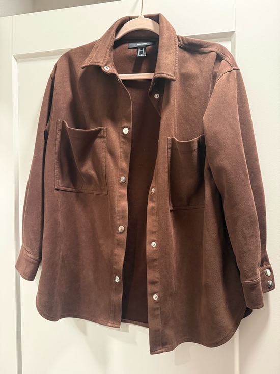Forever 21 Jackets & Blazers - Brown Women's Oversized Jacket - forever 21